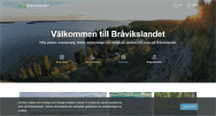 Desktop Screenshot of bravikslandet.se